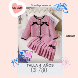 Conjunto con falda.--GN-300
