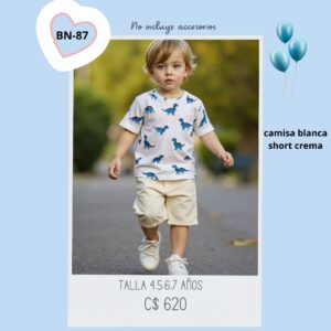 Conjunto con short.--BN-87