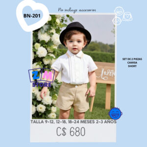 Conjunto con short.--BN-201