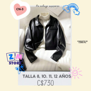 Chaqueta de cuero PU--CN-3