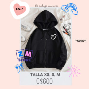 Chaqueta con capucha.--CN-7