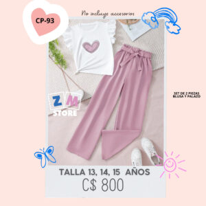 Conjunto con palazo.--CP-93
