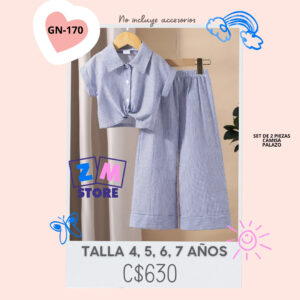 Conjunto con palazo.--GN-170