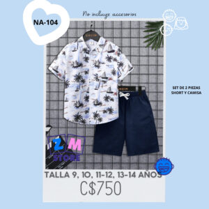 Conjunto con short.--NA-104