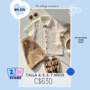 Conjunto con short,--BN-325
