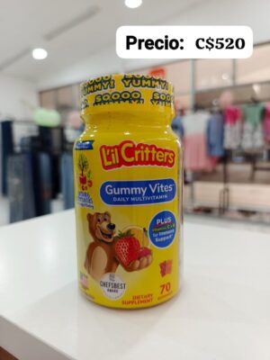 Multi vitaminas para niños, 70 gomitas.