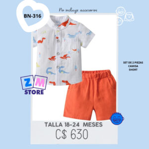 Conjunto con short.--BN-316