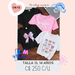 Camisas para niña.--CN-12