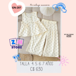 Conjunto con palazo.--GN-207