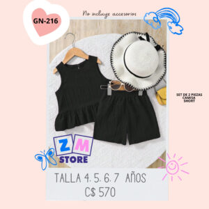 Conjunto con short.--GN-216