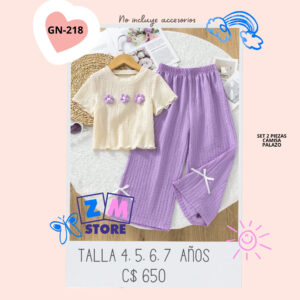 Conjunto con palazo.--GN-218