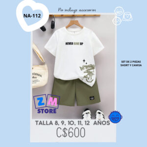 Conjunto con short.--NA-112