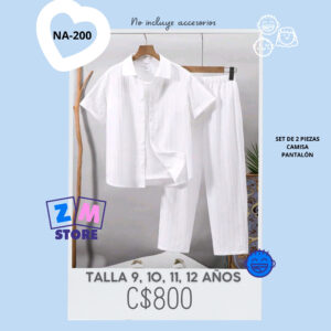 Conjunto con short.--NA-200