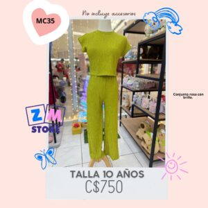 Conjunto con palazo.--MC35