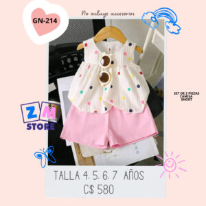 Conjunto con short.--GN-214