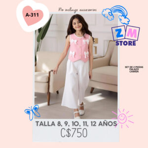 Conjunto con palazo.--A311