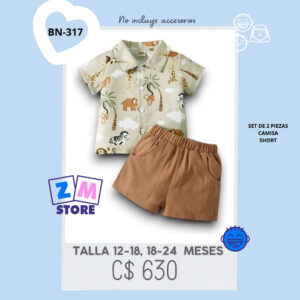 Conjunto con short.--BN-317