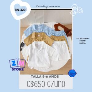 Conjunto con short.--BN-320