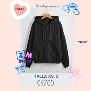 Chaqueta con capucha.--CN-16