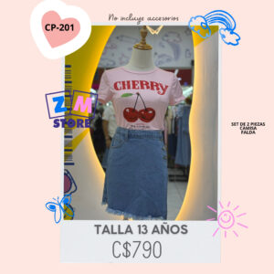 Conjunto con falda.--CP-201