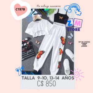 Conjunto con Jogger --CT87B