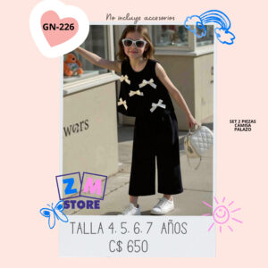 Conjunto con palazo.--GN-226