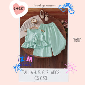 Conjunto con palazo.--GN-227