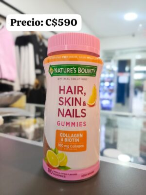 Gomitas de Colágeno + Biotin – Hair, Skin, Nails