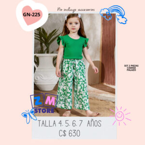 Conjunto con palazo.--GN-225