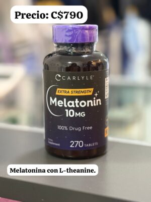 Melatonina de 10 MG con L-theanine.