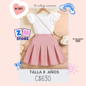 Conjunto con falda-A-161