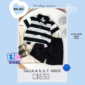 Conjunto con short,--BN-402