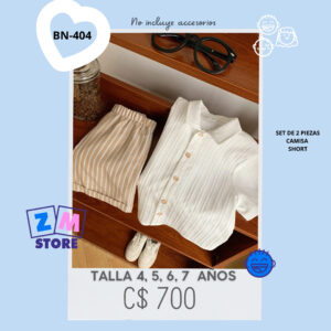 Conjunto con short,--BN-404