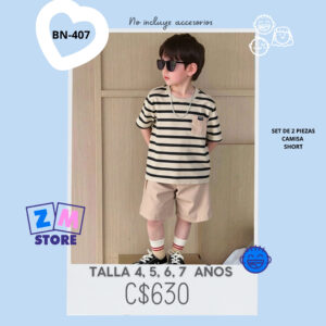 Conjunto con short.--BN-407