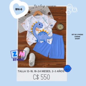 Conjunto con short--BN-6