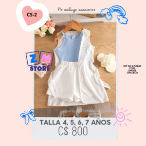 Conjunto con short.--CS-2