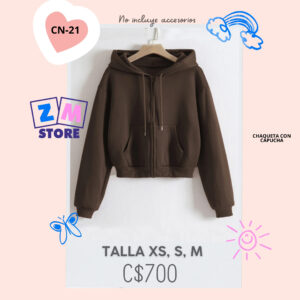 Chaqueta con capucha.--CN-21