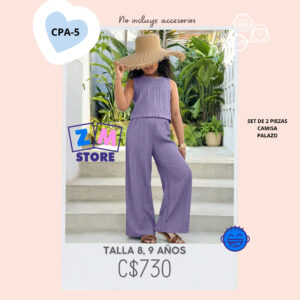 Conjunto con palazo.--CPA-5