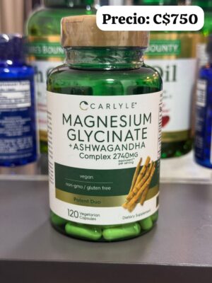 Glicinato de magnesio + Ashwaganda