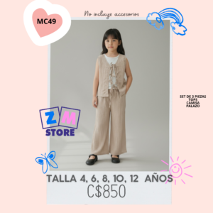 Conjunto de tres piezas..MC49