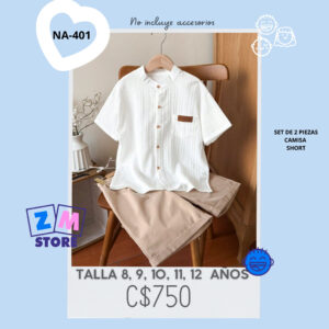 Conjunto con short.--BN-401