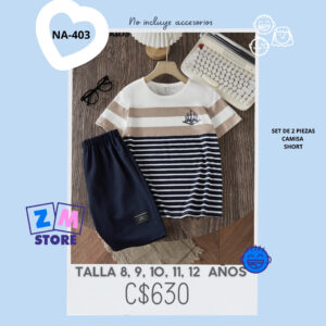 Conjunto con short.--NA-403