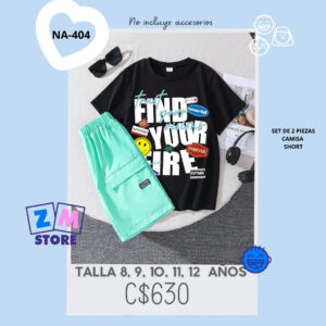 Conjunto con short.--NA-404