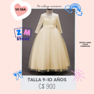 Vestido largo.--VE-56A