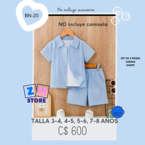 Conjunto con short. --BN-20