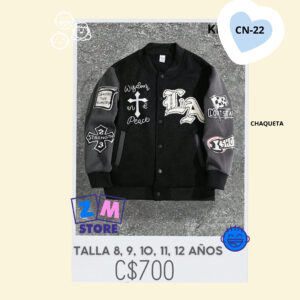 Chaqueta estilo universitaria.--CN-22