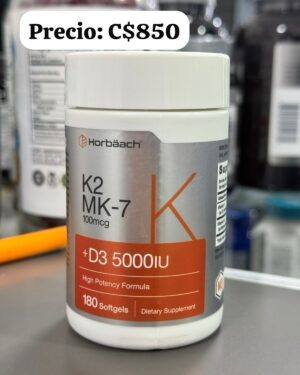 Vitamina k2 + D3 5000IU