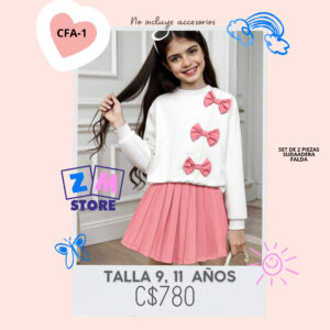 Conjunto con falda.--CFA-1