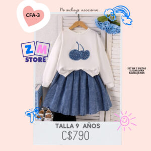 Conjunto con falda.--CFA-3