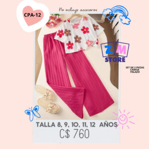 Conjunto con palazo.--CPA-12